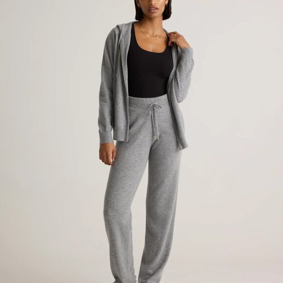 Quince Mongolian Cashmere Straight Leg Pant - Picture 1 of 10